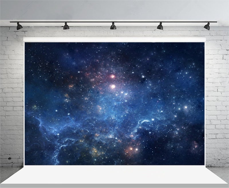 AOFOTO 6x4ft Fantastic Nebula Backdrop Aerospace Starry Sky Photography Background Universe Galaxy Cosmos Outer Space Milky Way Science Fiction Photo Studio Props Vinyl Wallpaper Child Kid Portrait - Image 3